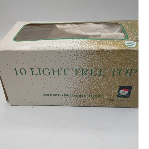 Illuminated Angel Christmas Tree Topper With Silver Gown & Lights - Picture 7 of 8